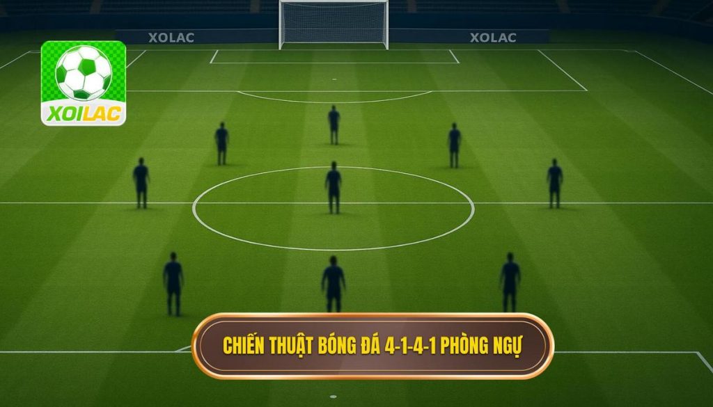 Chiến thuật bóng đá 4-1-4-1 phòng ngự