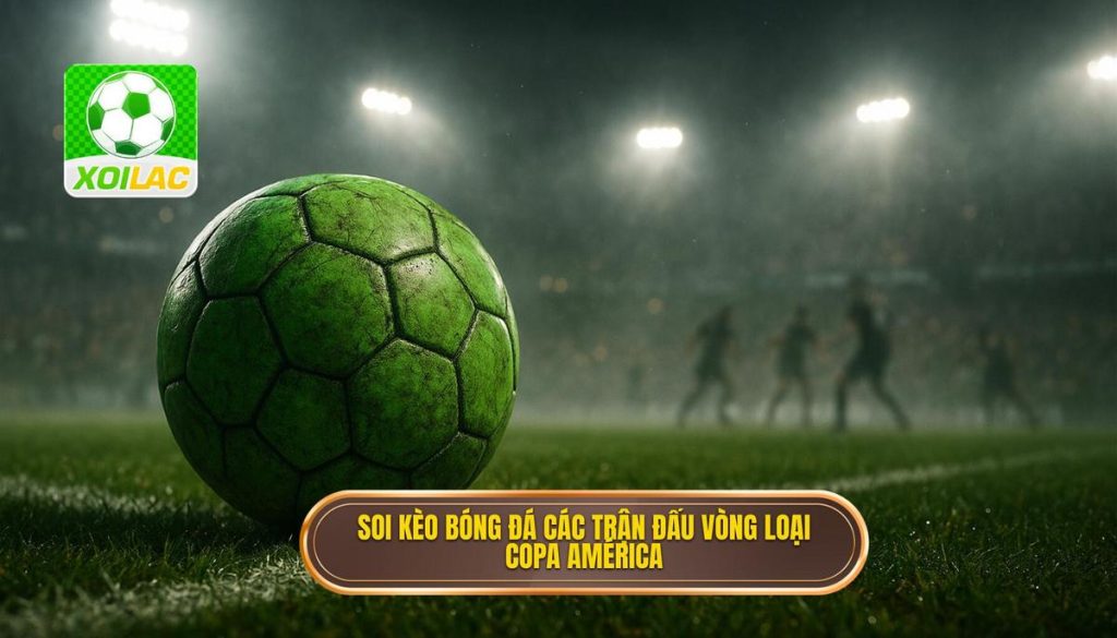 Soi kèo bóng đá các trận đấu vòng loại Copa América