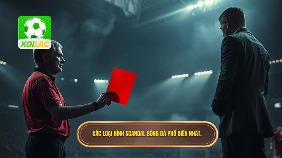 2. Các loại hình scandal bóng đá phổ biến nhất.