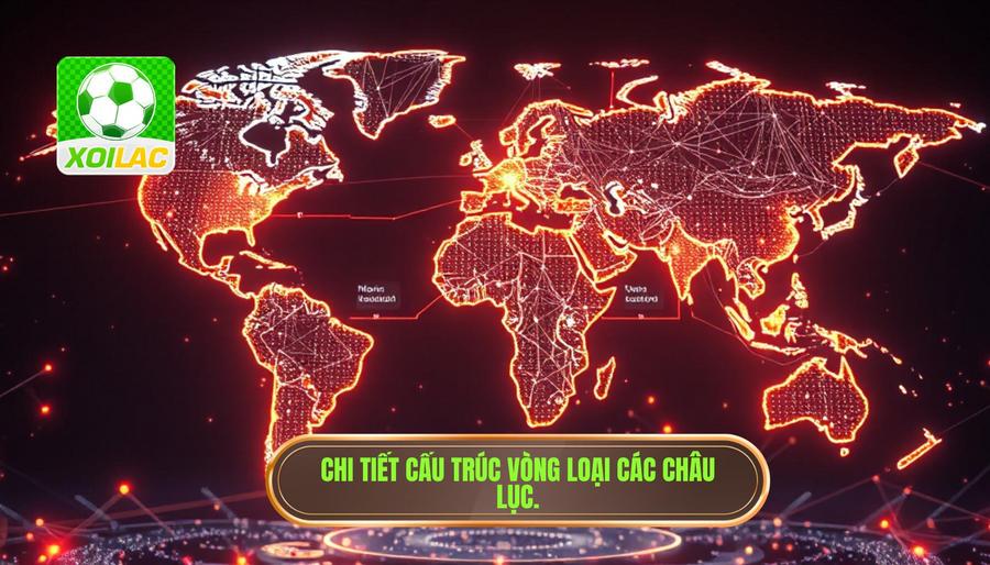 Phân tích cấu trúc vòng loại tại các châu lục