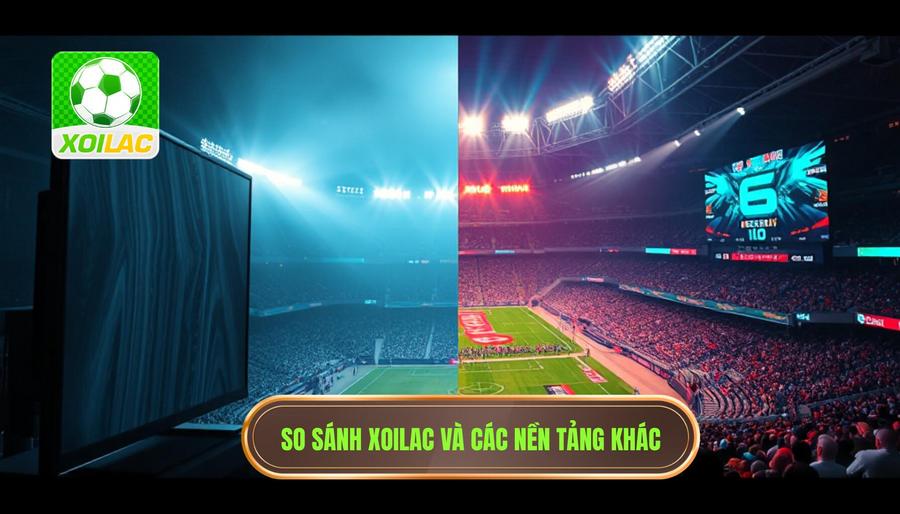 Bảng so sánh trải nghiệm tại Xoilac so với các nền tảng thông thường